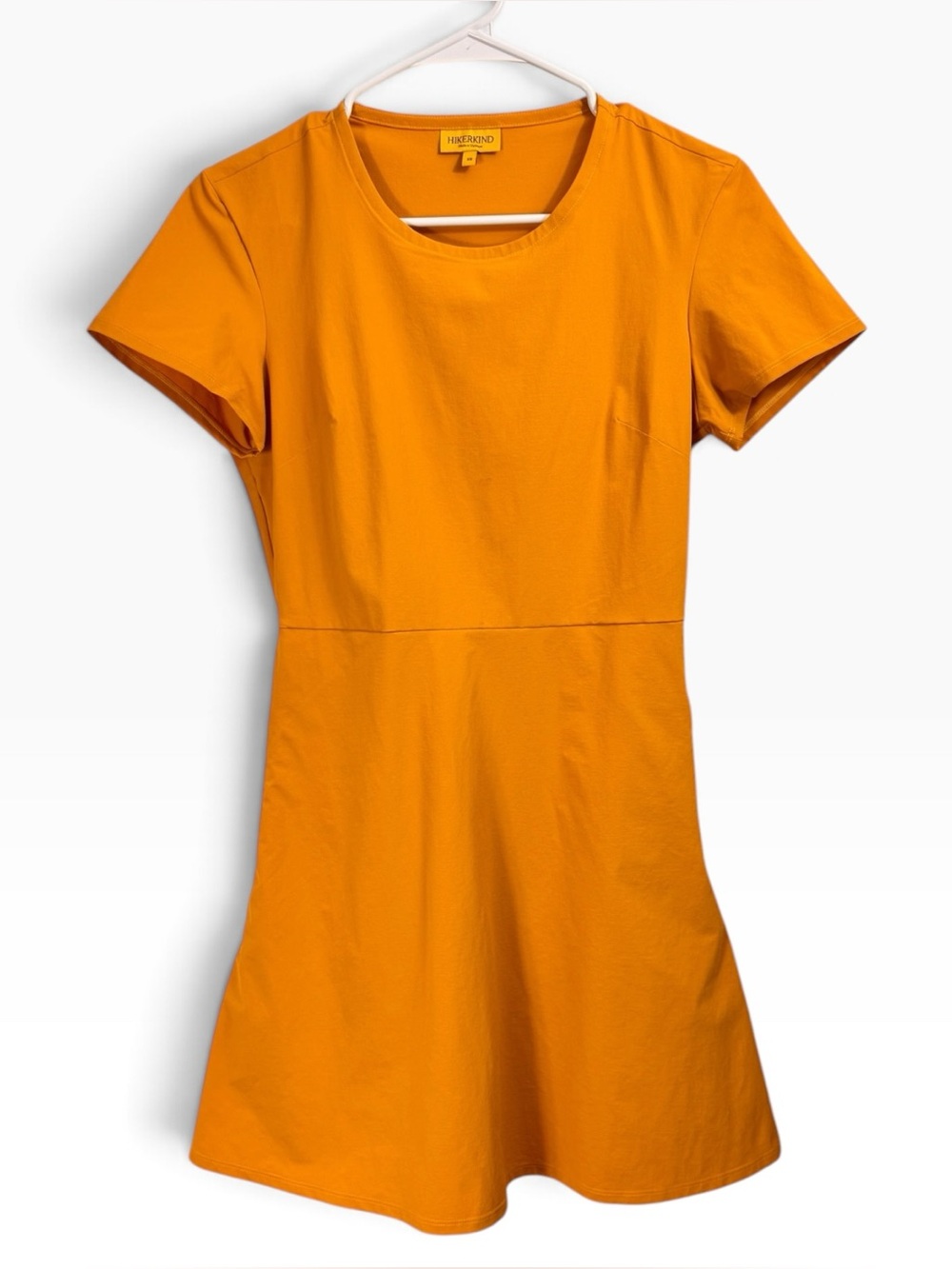 Hikerkind Ultralight Trail Dress Size XS Yellow Pockets Breathable Fast Drying